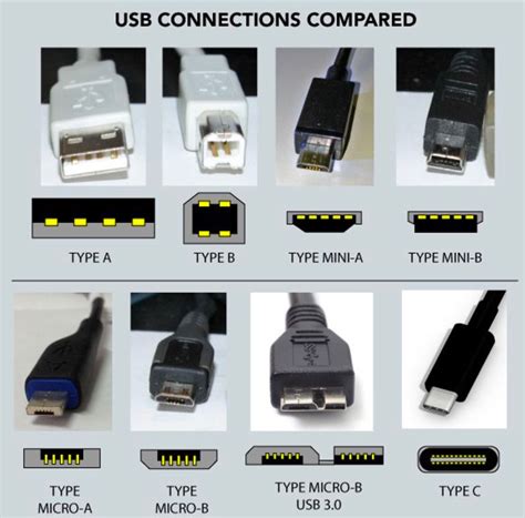 usb 3.1 connector types.